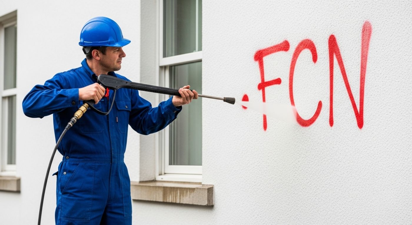 Graffiti Entfernung Hauswand - Fassadenreinigung Service Nürnberg Bayern Graffiti Entfernung Hauswand - Fassadenreinigung Service Nürnberg Bayern